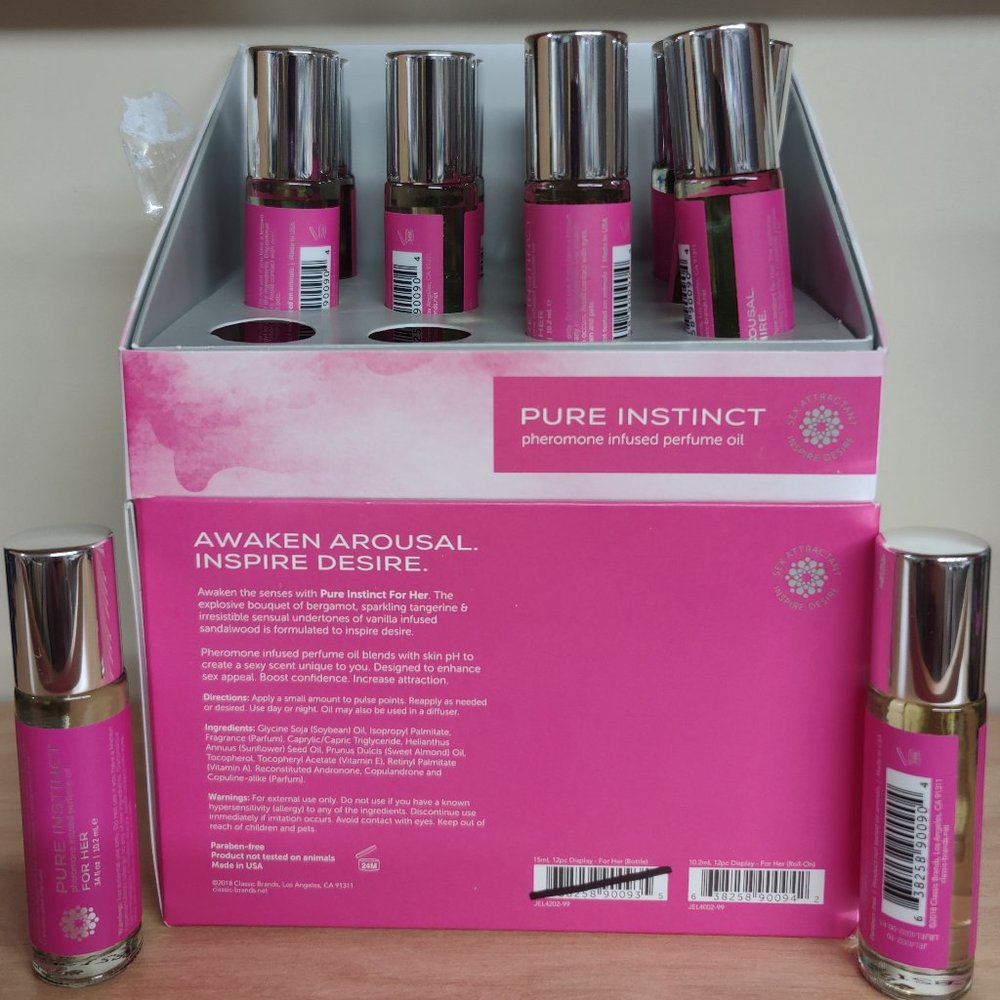 Pure Instinct Pheromone Oil Roll-On For Her .34oz - Picture 9 of 11